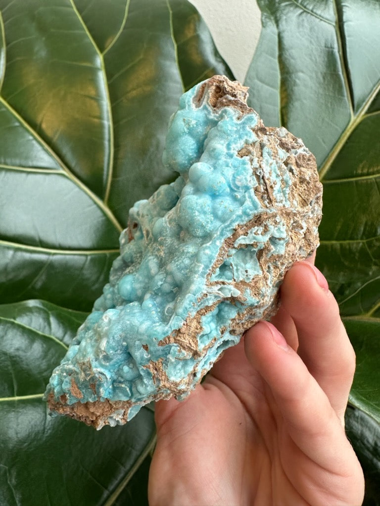 Botryoidal Blue Hemimorphite 0.5 kg | Minerals | Wiccan Center
