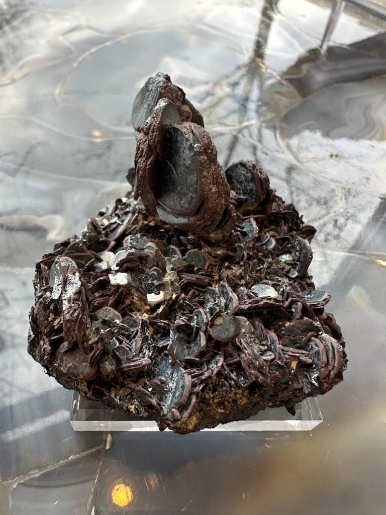 Hematite "Iron Rose" Crystal Cluster 220g | Minerals | Wiccan Center