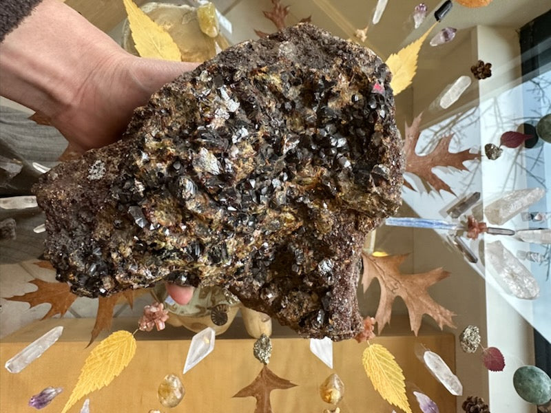 Hessonite Garnet Cluster 2.6KG WA State, USA | Minerals | Wiccan Center