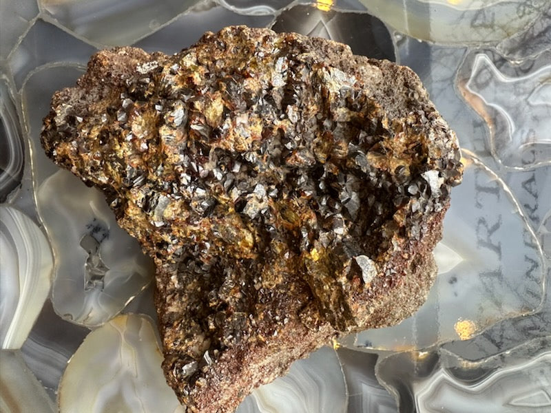 Hessonite Garnet Cluster 2.6KG WA State, USA | Minerals | Wiccan Center