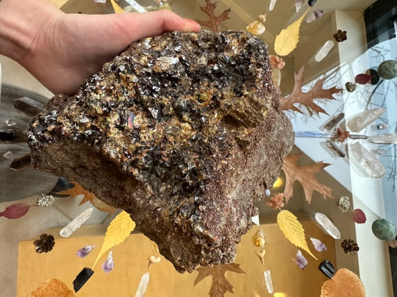 Hessonite Garnet Cluster 2.6KG WA State, USA | Minerals | Wiccan Center