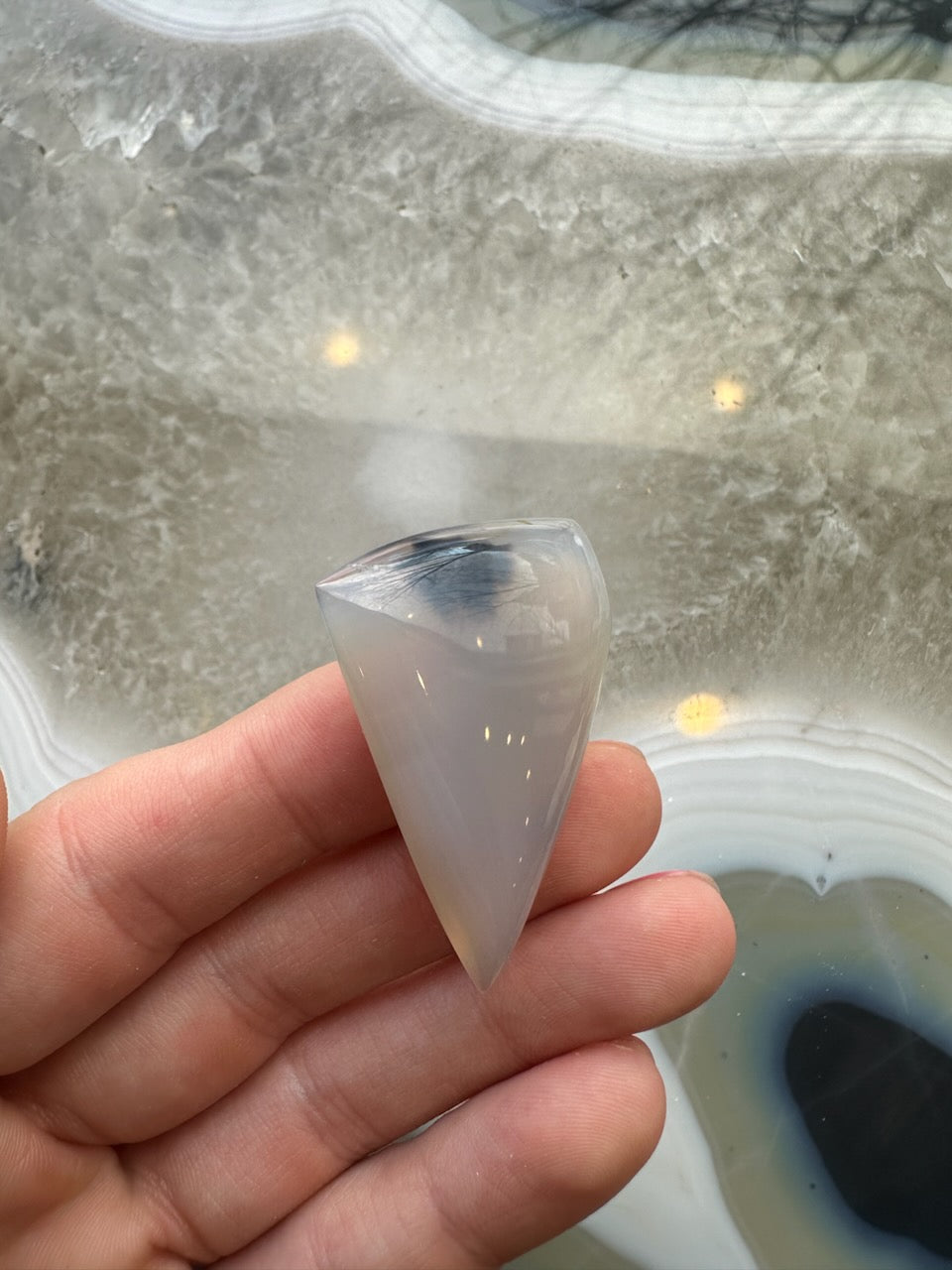 Moss Agate Cabochon | Lapidary | Wiccan Center