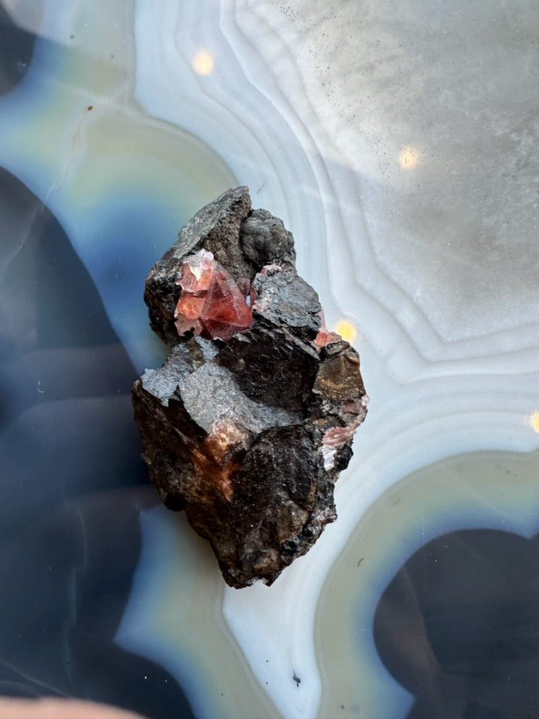 Rhodochrosite Gems on Matrix from Brazil | Minerals | Wiccan Center
