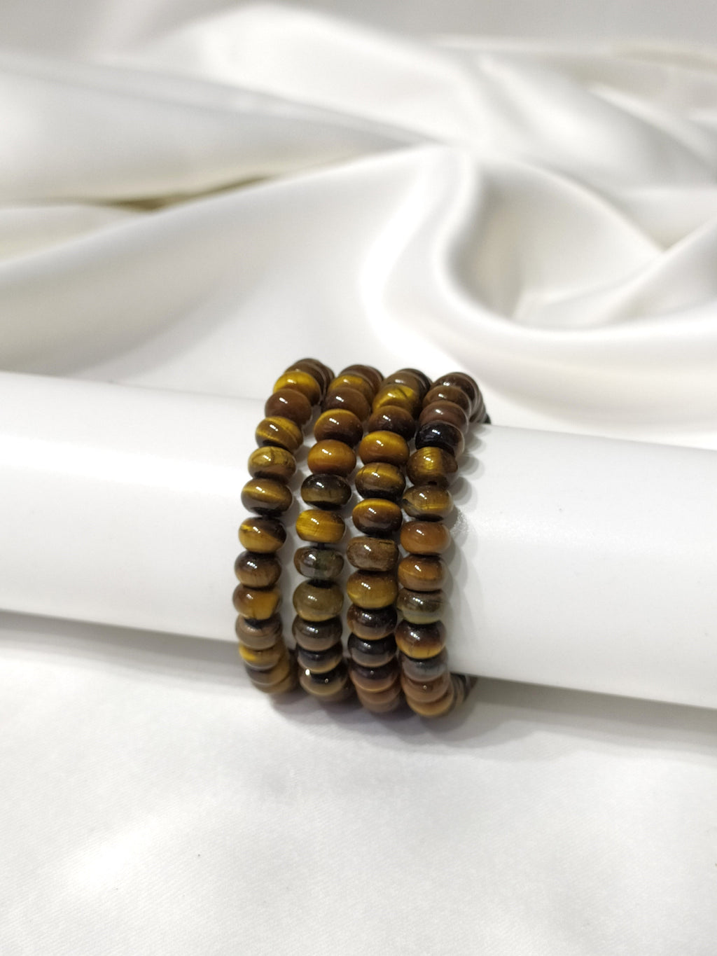 Rondelle Beads Tiger eye Bracelets, Healing Crystal Bracelets.