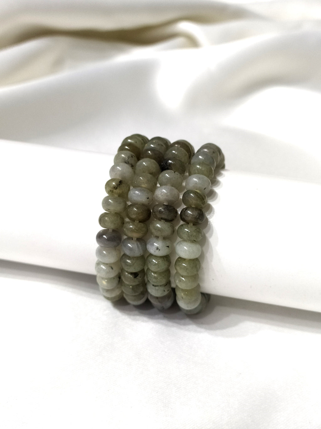 Rondelle Beads Labradorite Bracelets, Healing Crystal Bracelets.