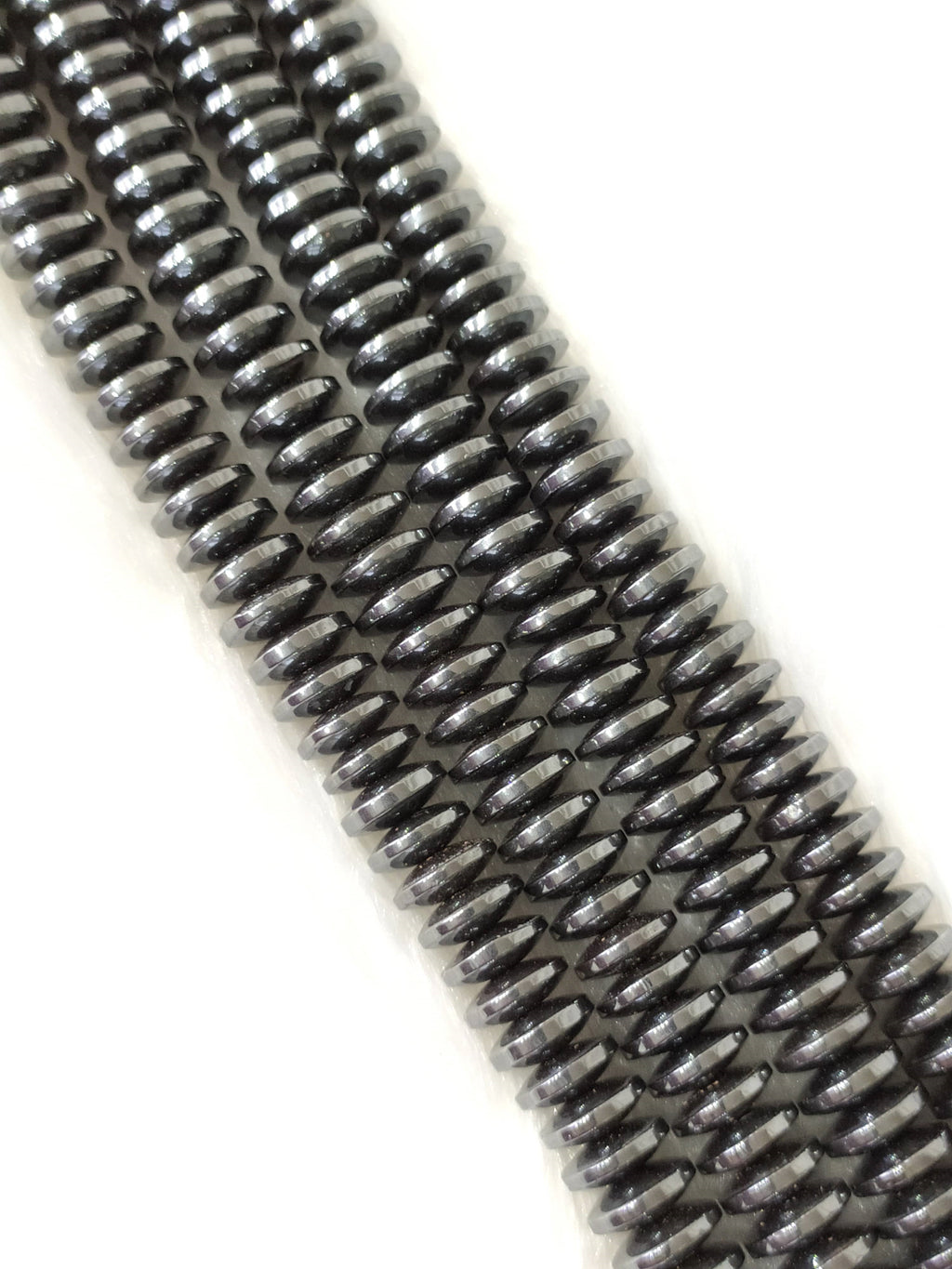 Hematite Rondelle Beads, Crystal Beads for Jewelry.