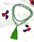 Green Fluorite Gemstone Mala, 108 Prayer Bead Mala.