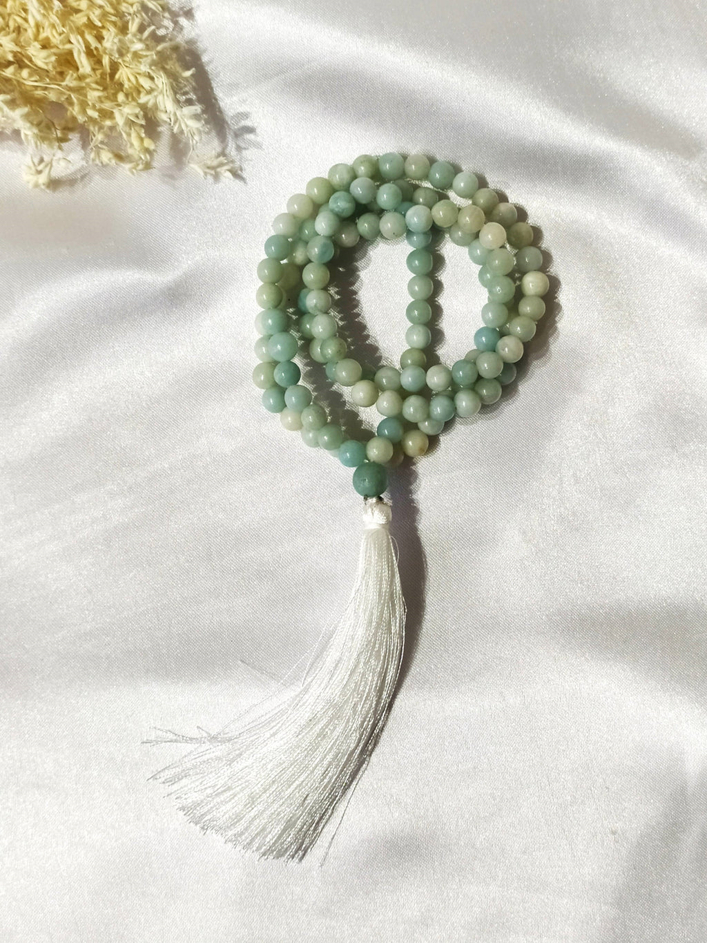 Amazonite Gemstone Mala,  108 Prayer Bead Mala