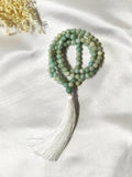 Amazonite Gemstone Mala,  108 Prayer Bead Mala