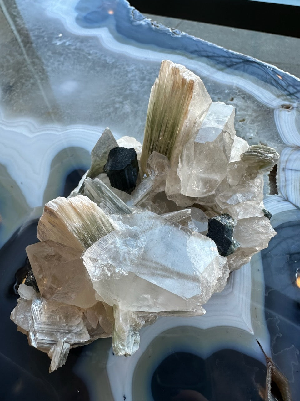 Blue Indicolite Tourmaline on Matrix from Nuristan, Afghanistan | Minerals | Wiccan Center