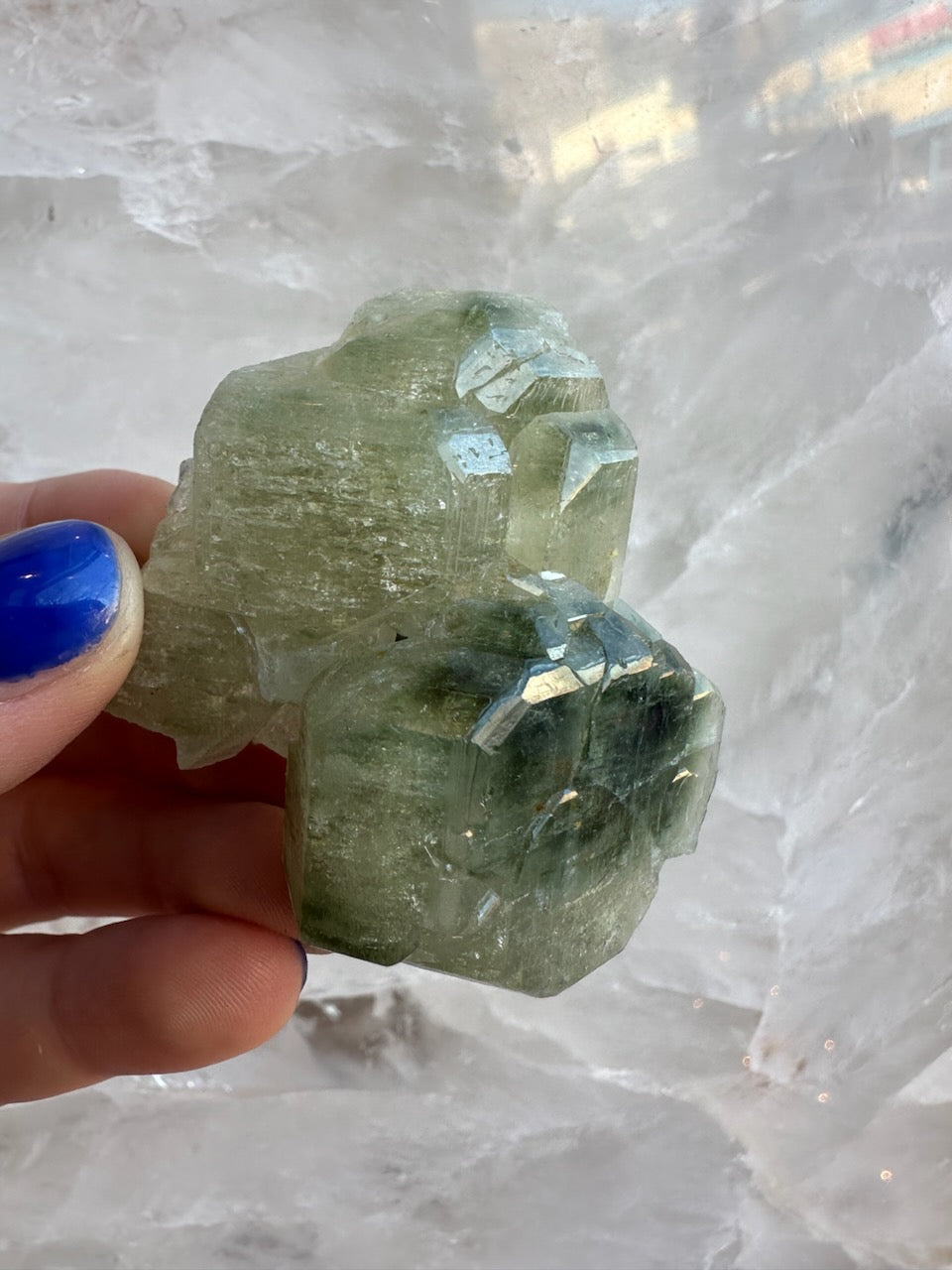 Fluorapatite Cluster 54g | Minerals | Wiccan Center