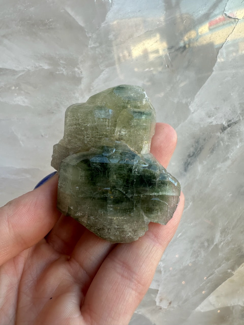 Fluorapatite Cluster 54g | Minerals | Wiccan Center