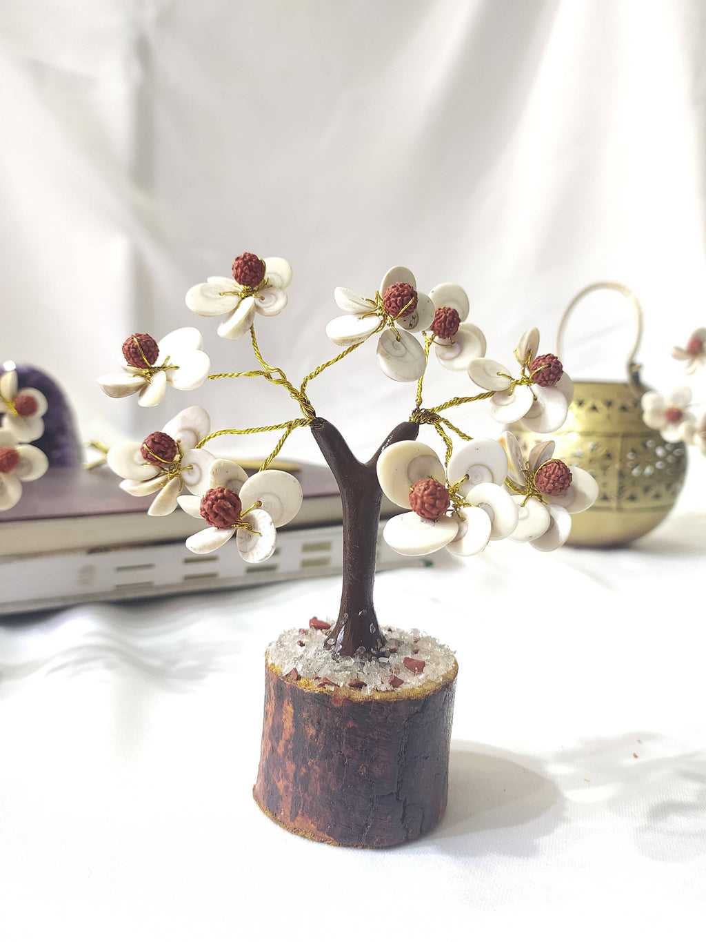 54Beads Gomati Chakra With Rudraksha Tree|Gomati Chakra Tree