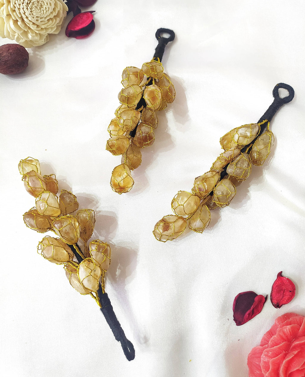 Natural Citrine Crystal Hanger | Citrine Hanger | Car Hanger