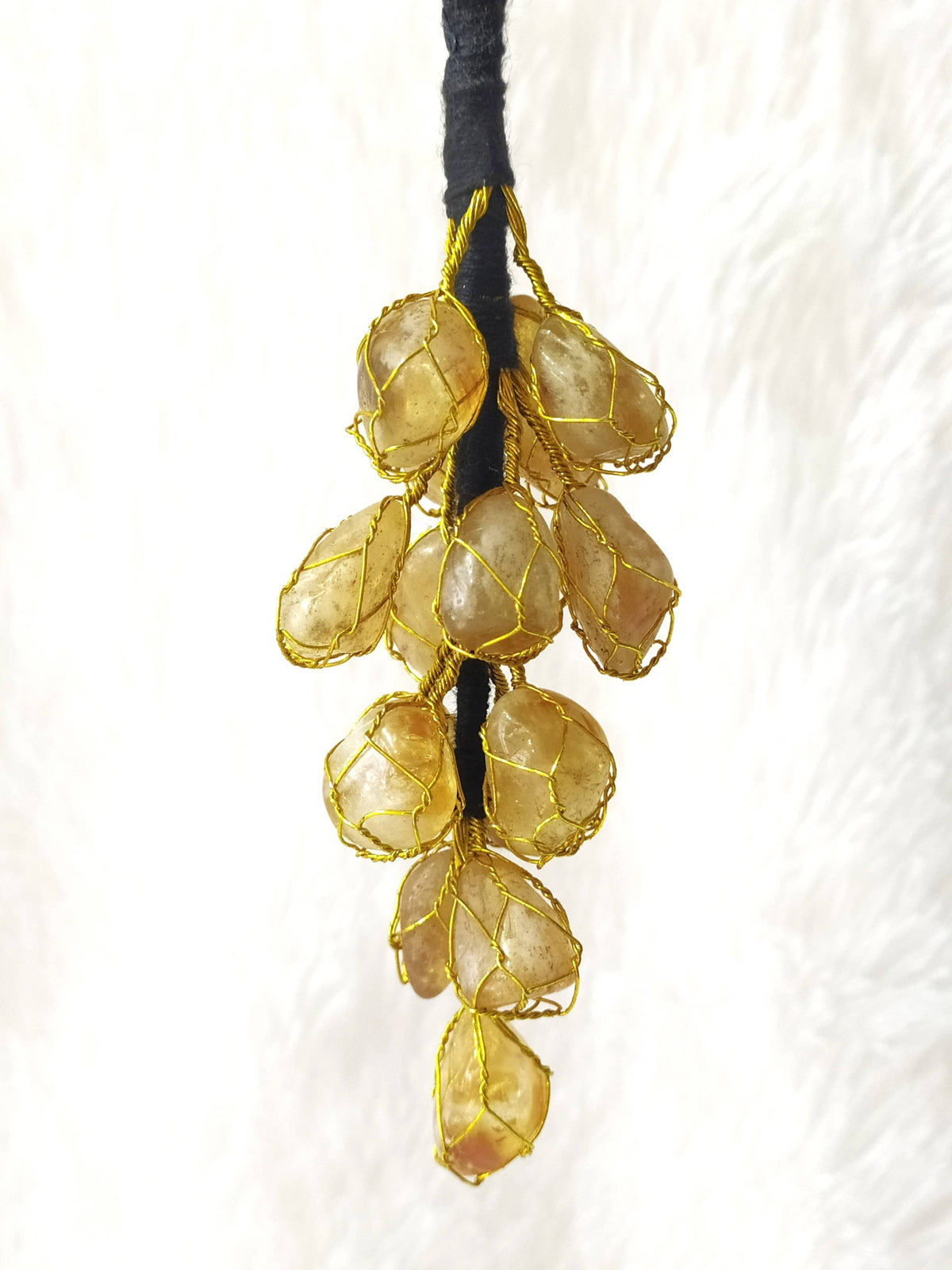 Natural Citrine Crystal Hanger | Citrine Hanger | Car Hanger