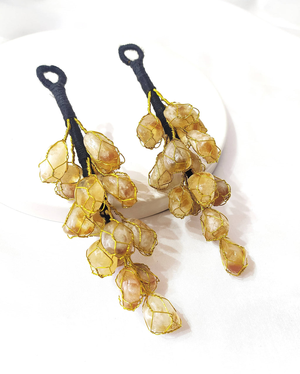 Natural Citrine Crystal Hanger | Citrine Hanger | Car Hanger