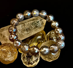 I Feel So Free - Mystic Agate 12mm Faceted Bracelet | | Wiccan Center