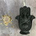 Beeswax Hamsa Hand Spell Candle - Evil Eye Protection & Blessing Magic | Beeswax Candle | Wiccan Center