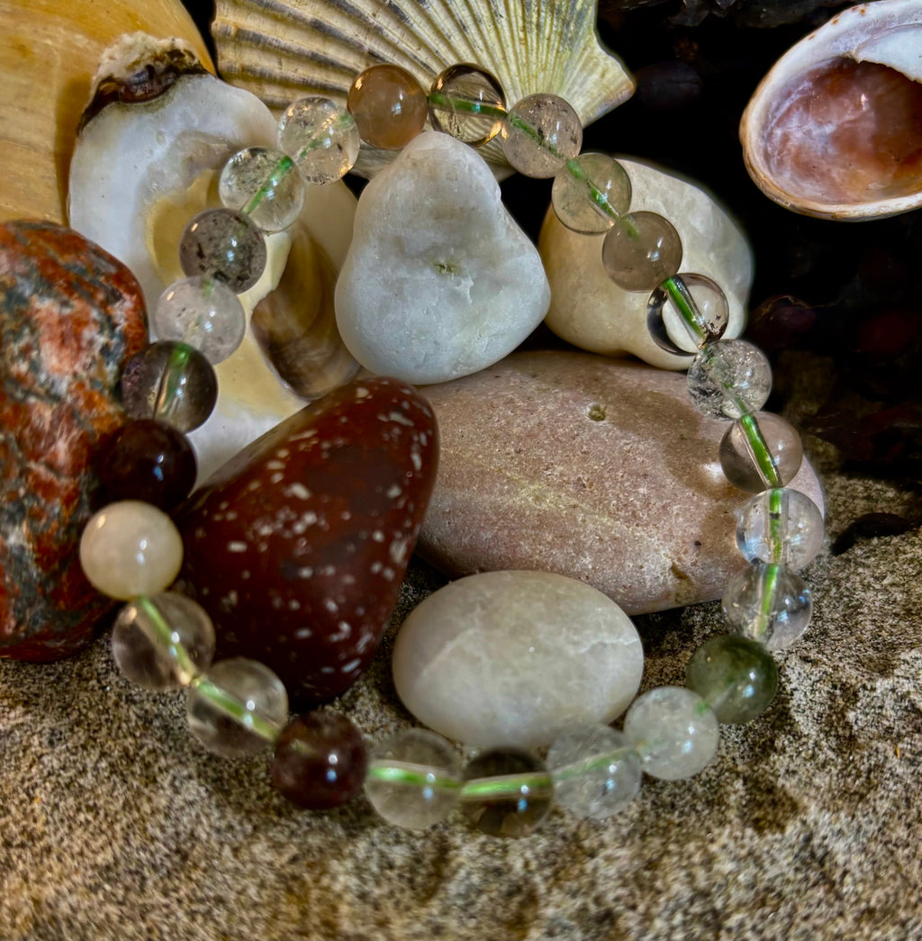 Garden Within Bracelet - Garden Quartz (Lodolite) Bracelet