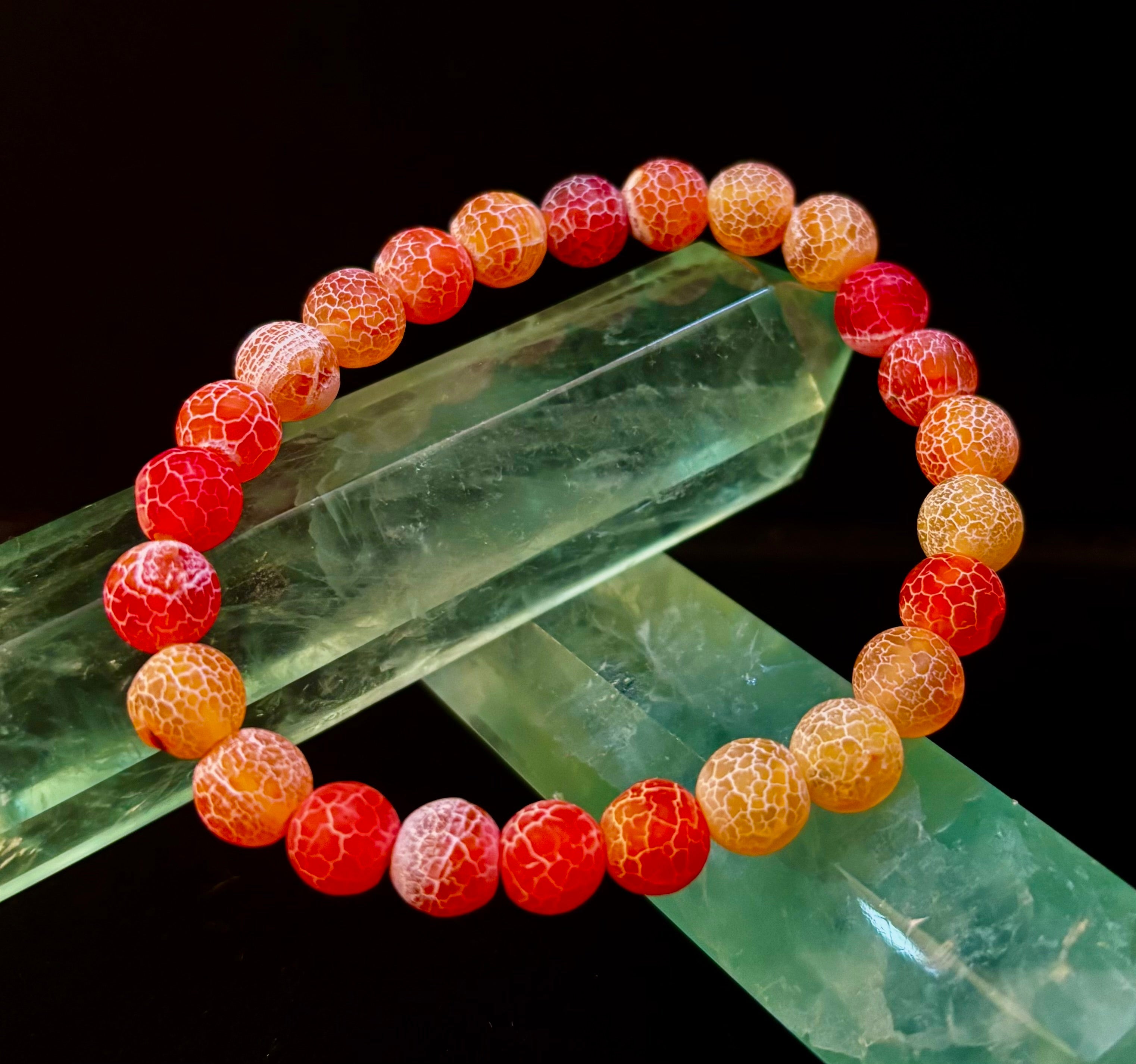 Fire Agate Bracelets (4 Wicked Fabulous Colors!)