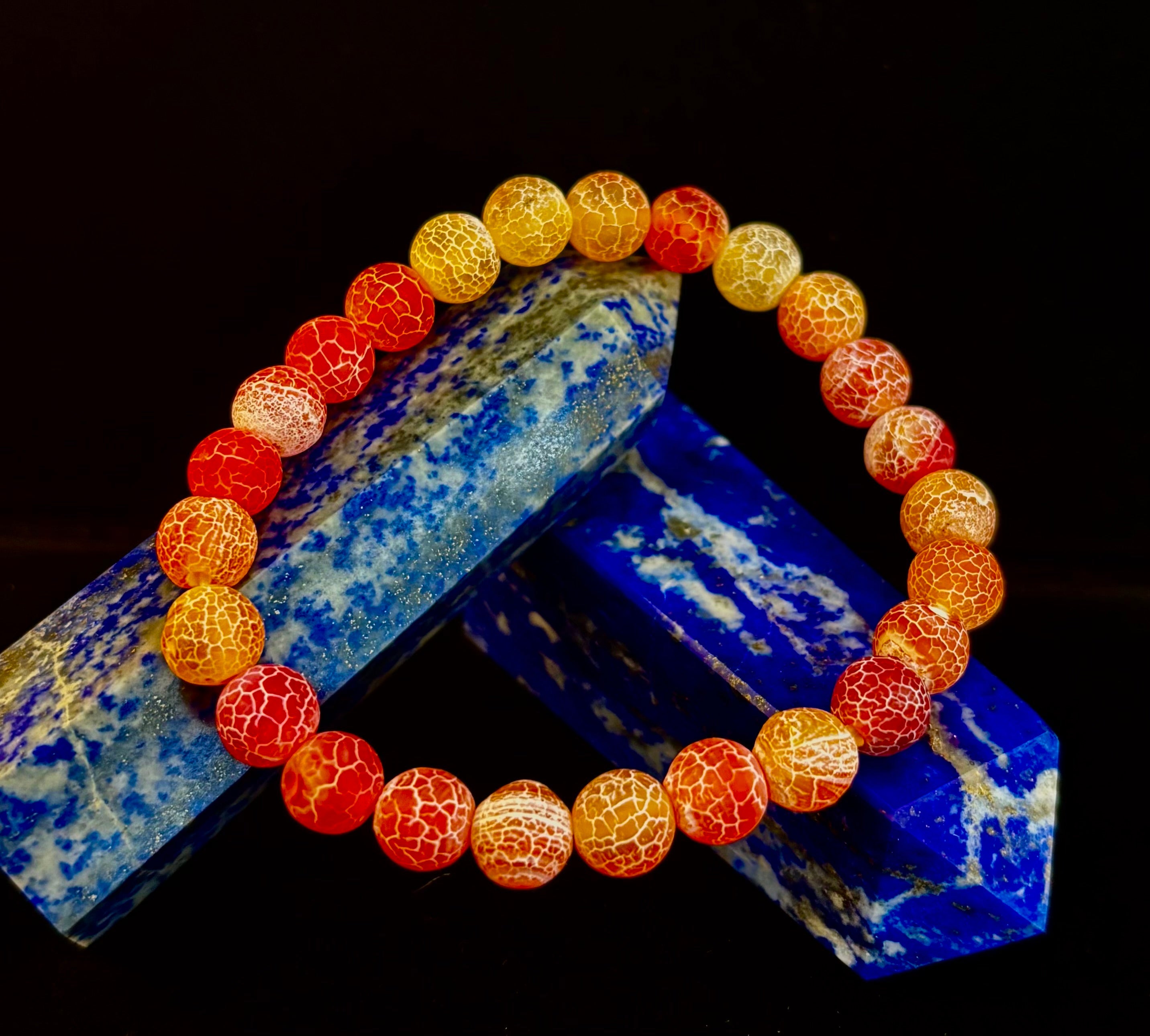 Fire Agate Bracelets (4 Wicked Fabulous Colors!)