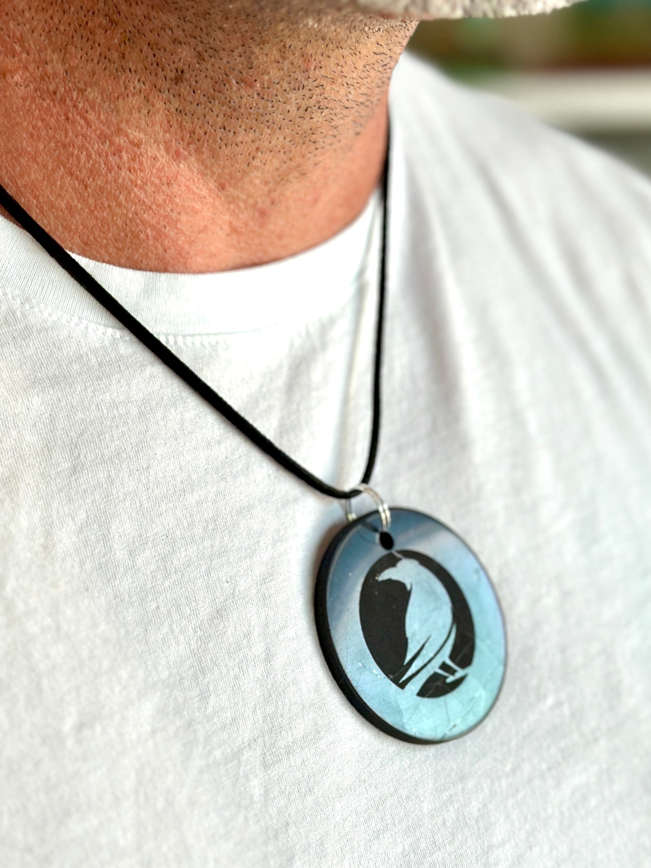 SENDING RAVENS SPECIAL EDITION SHUNGITE PENDANTS! - Available Now! - EMF Protection - Hand Cut Genuine Natural Shungite Pendant High Quality Black Lustrous Gemstone from Russia