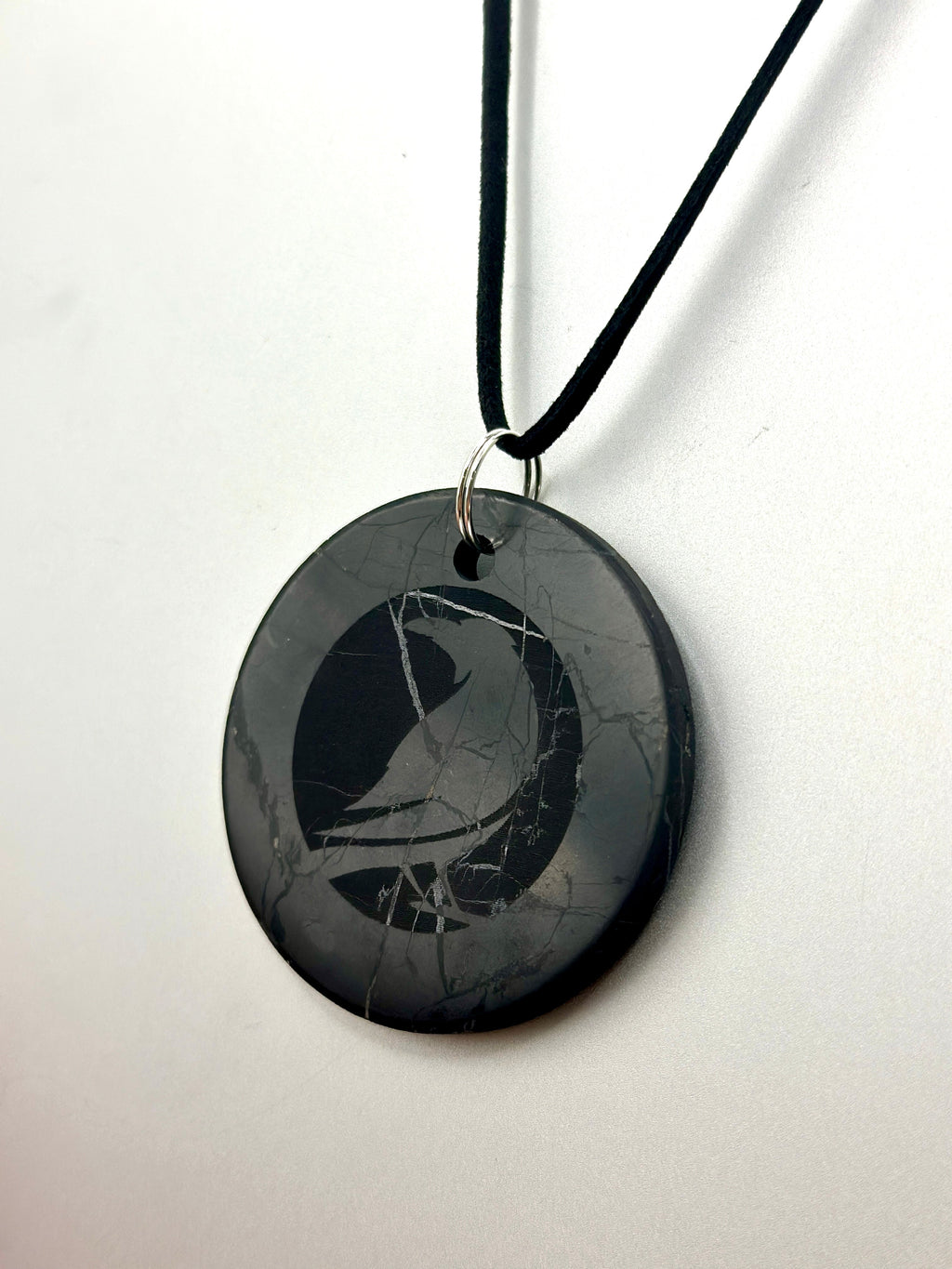 SENDING RAVENS SPECIAL EDITION SHUNGITE PENDANTS! - Available Now! - EMF Protection - Hand Cut Genuine Natural Shungite Pendant High Quality Black Lustrous Gemstone from Russia