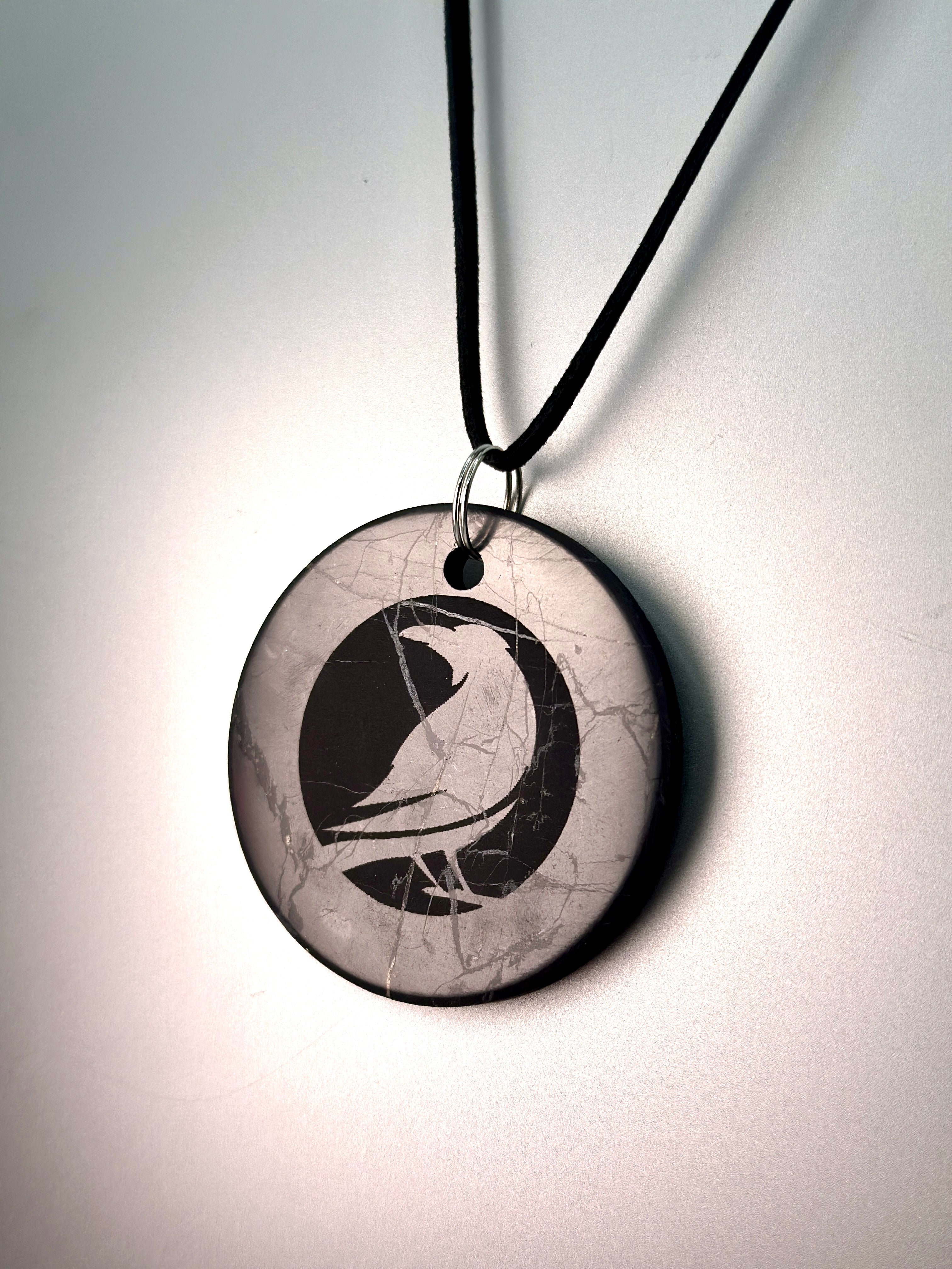 SENDING RAVENS SPECIAL EDITION SHUNGITE PENDANTS! - Available Now! - EMF Protection - Hand Cut Genuine Natural Shungite Pendant High Quality Black Lustrous Gemstone from Russia