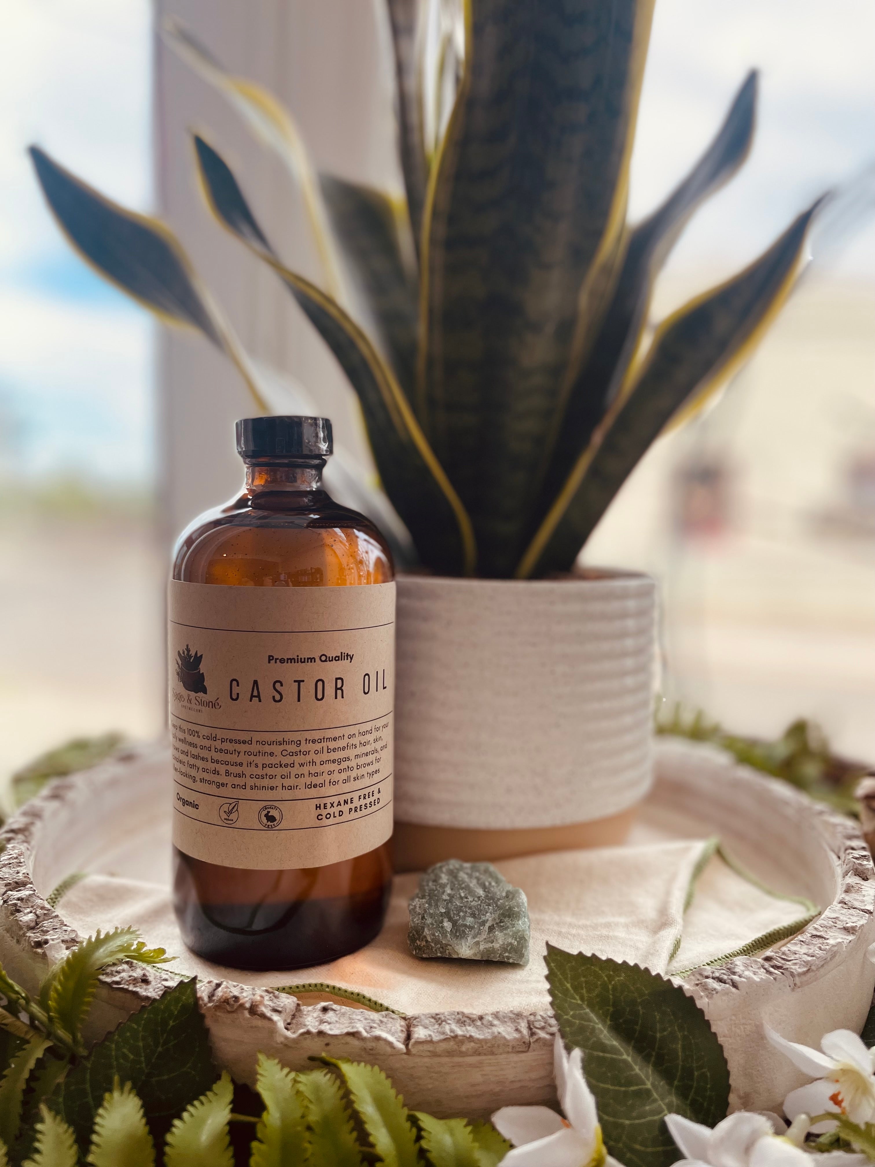 Organic Cold Pressed Castor Oil | Body Care & Wellness | Wiccan Center