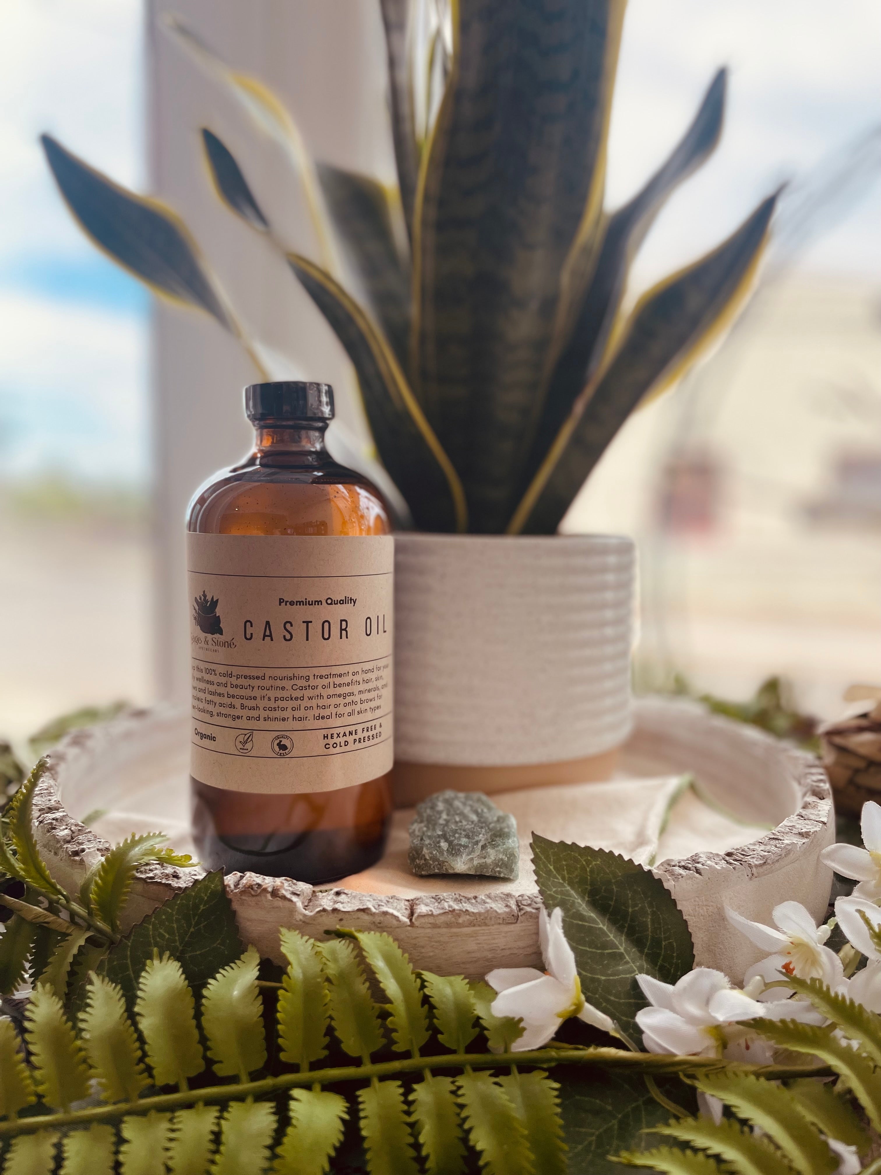 Organic Cold Pressed Castor Oil | Body Care & Wellness | Wiccan Center