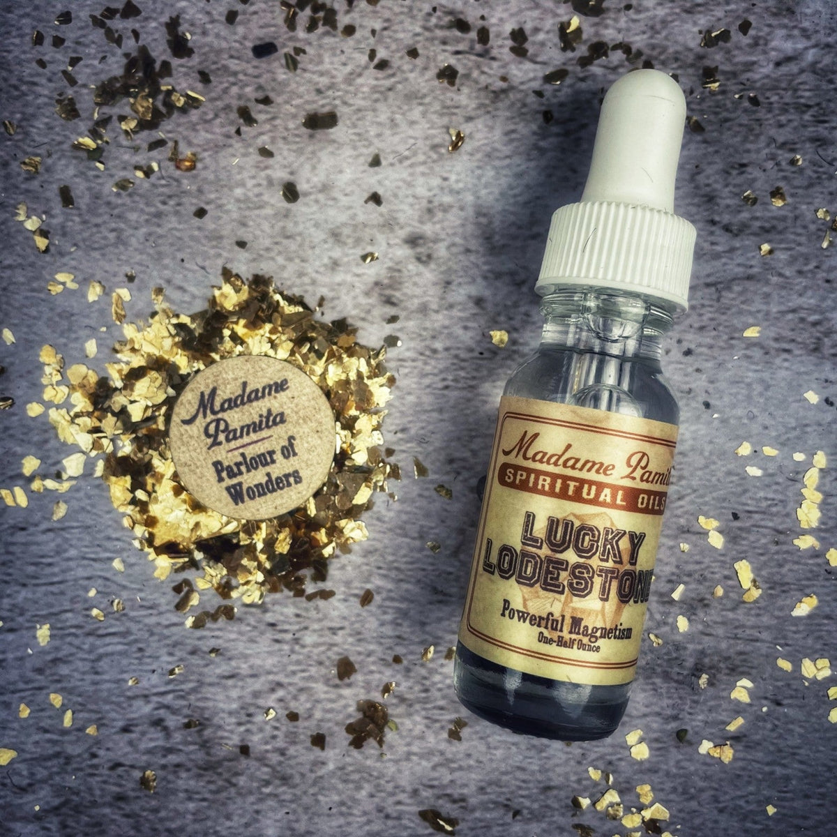 Lucky Lodestone Oil by Madame Pamita | | Wiccan Center