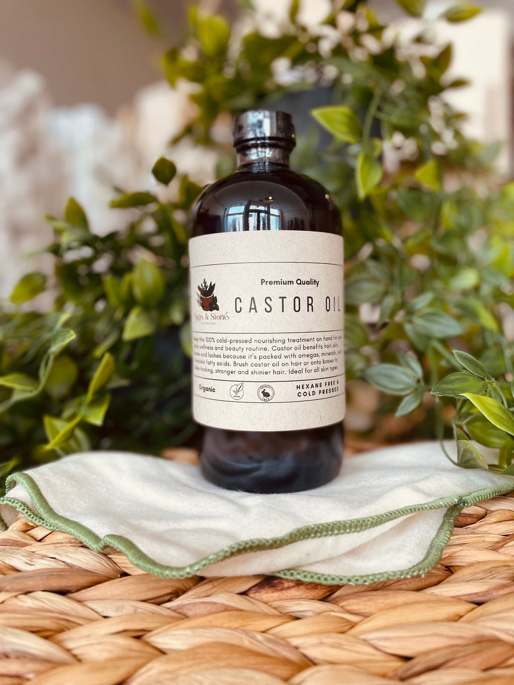 Organic Cold Pressed Castor Oil | Body Care & Wellness | Wiccan Center