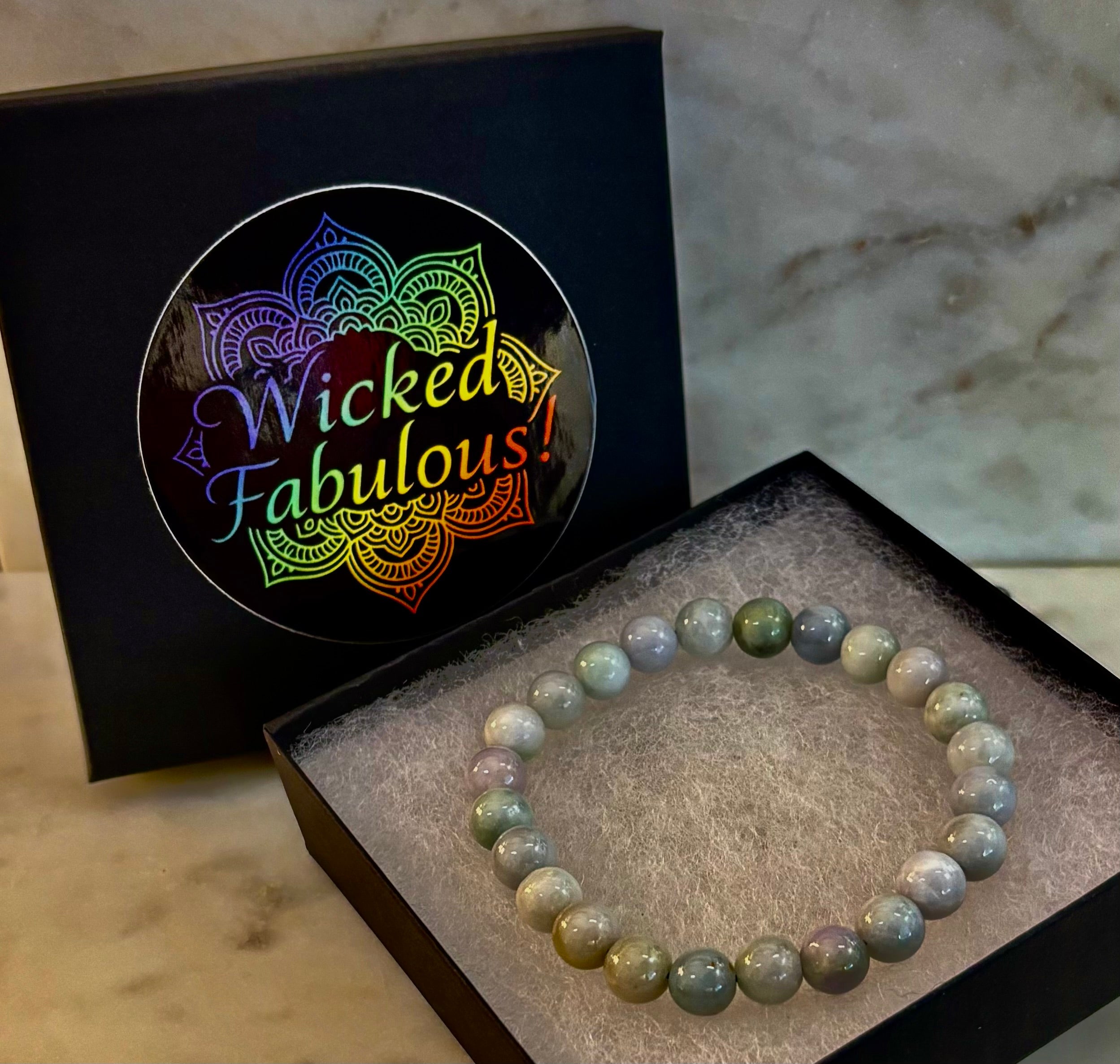 🌿 New Horizons - Natural Burma Jade (Jadeite) 8mm Stretch Bracelet