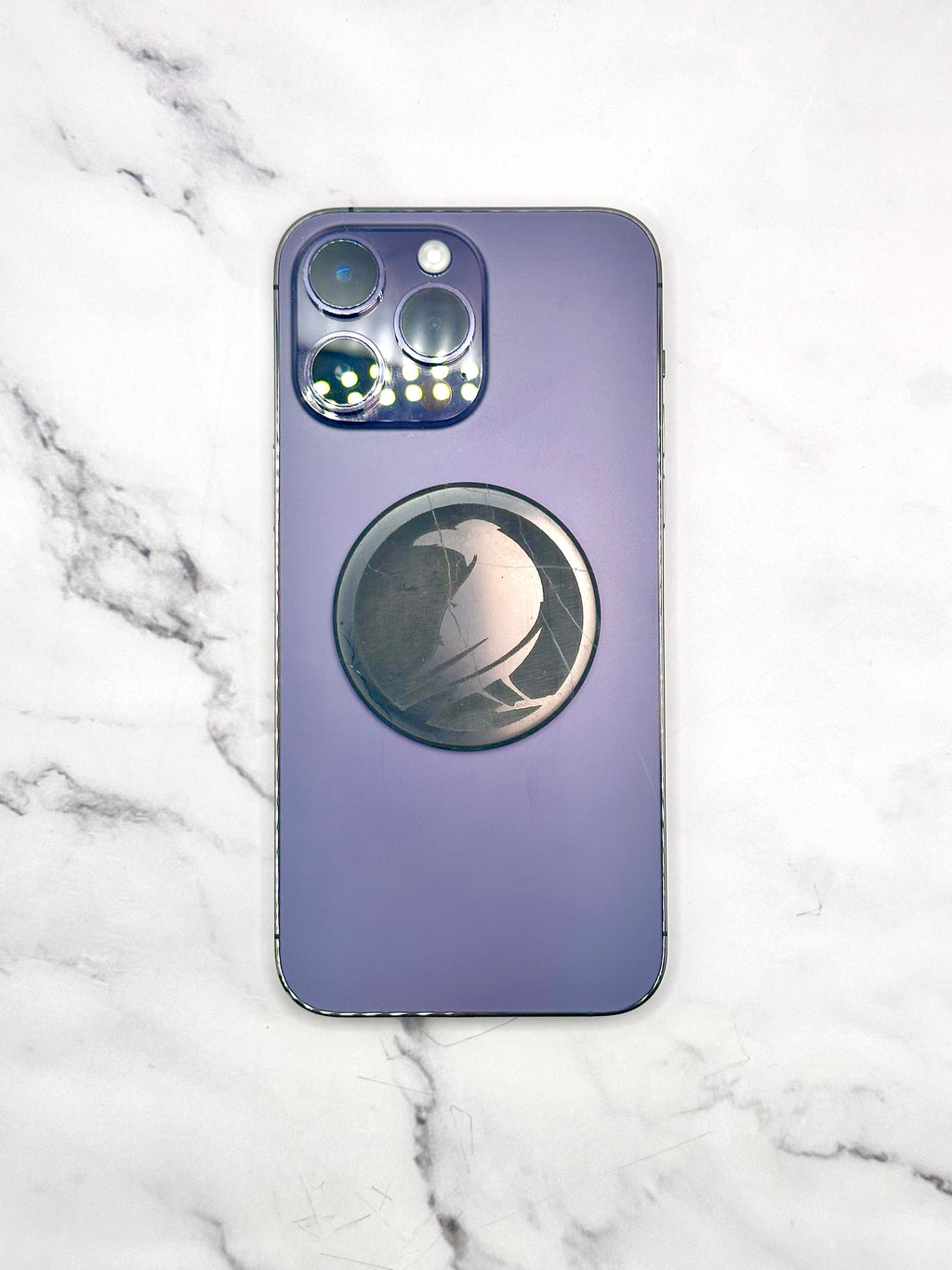 SENDING RAVENS SPECIAL EDITION SHUNGITE ROUND PHONE PLATES! - EMF Protection - Hand Cut Genuine Natural Shungite Phone Plate High Quality Black Lustrous Gemstone from Russia