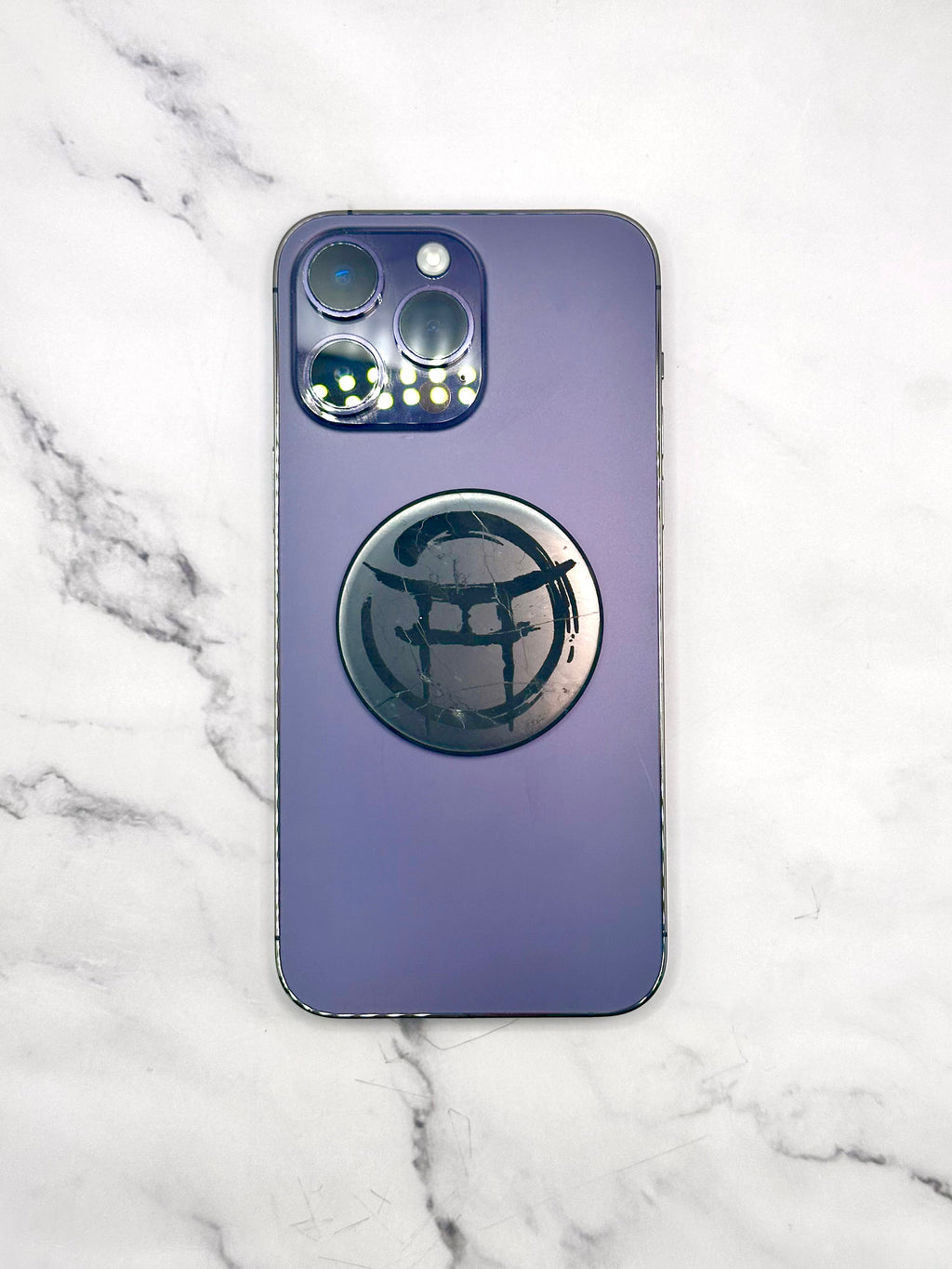 BEYOND MYSTIC SPECIAL EDITION SHUNGITE ROUND PHONE PLATES! - EMF Protection - Hand Cut Genuine Natural Shungite Phone Plate High Quality Black Lustrous Gemstone from Russia
