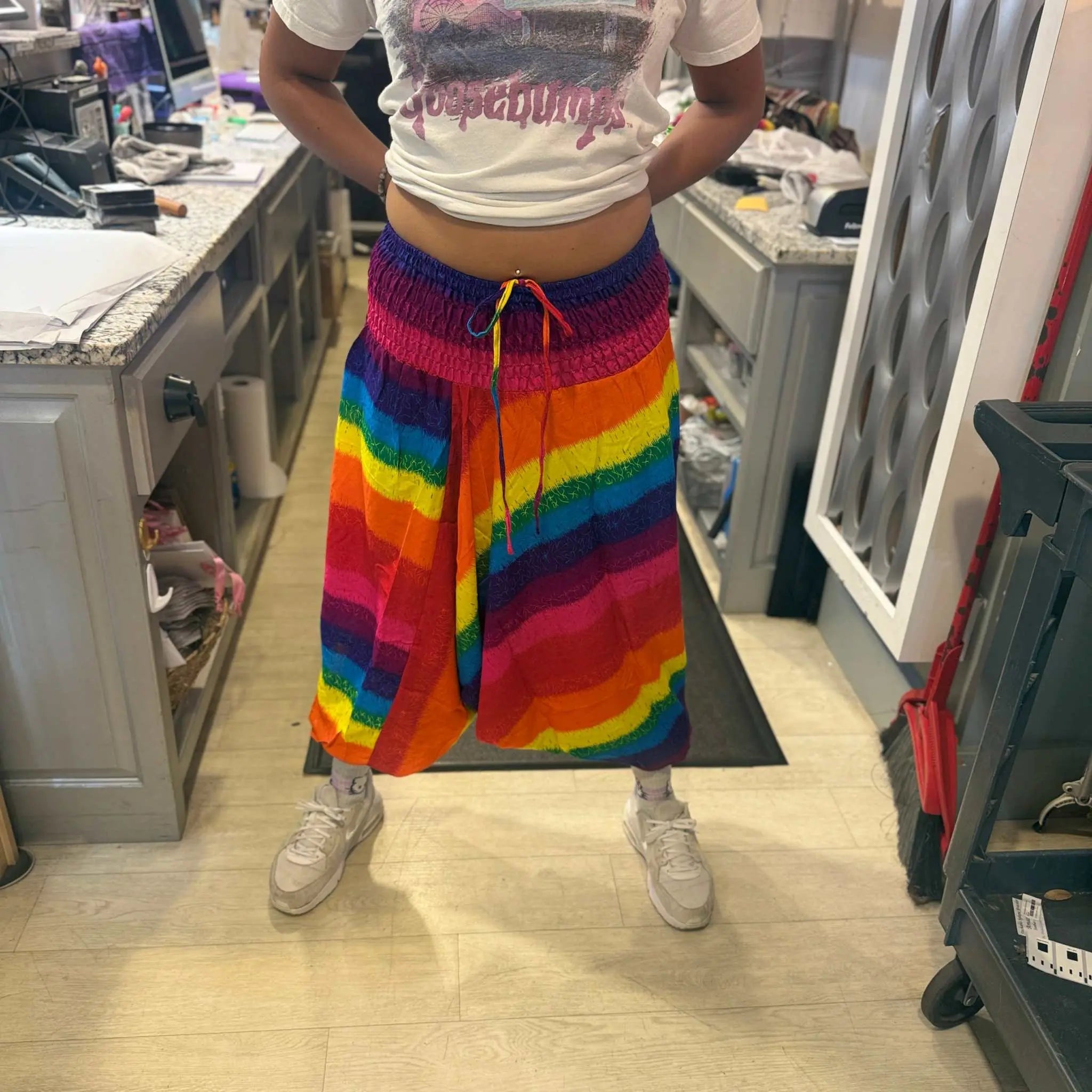 Rainbow Harem Alibaba Onesie Pants | Apparel | Wiccan Center