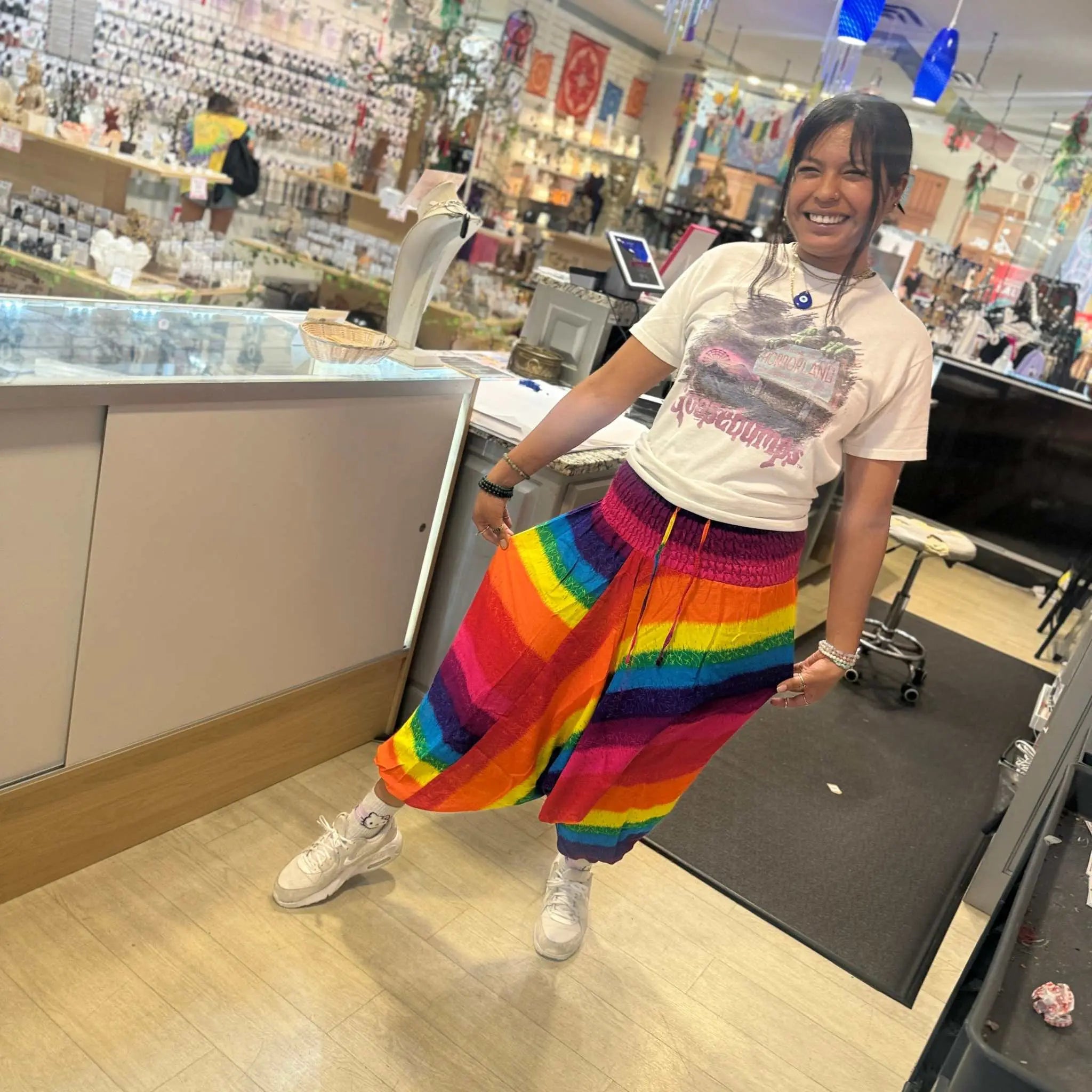 Rainbow Harem Alibaba Onesie Pants | Apparel | Wiccan Center