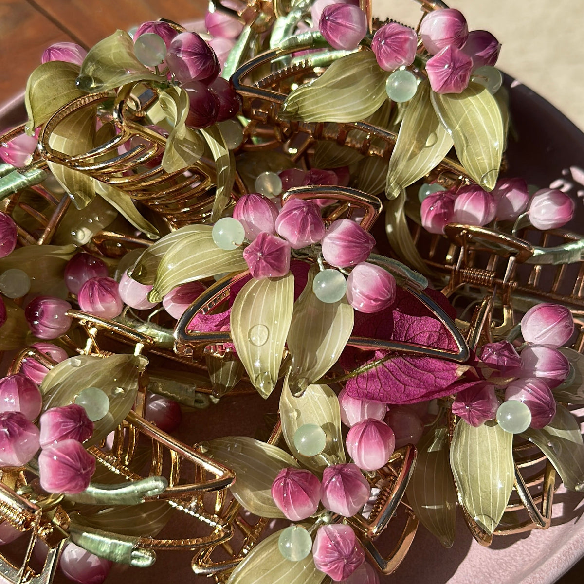 Wild Berry Hair Claws | | Wiccan Center