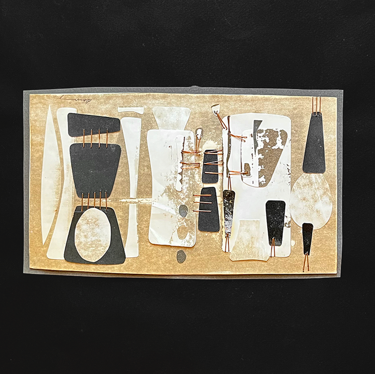 Abstract Mixed Media Paper Collage - Joe Downing