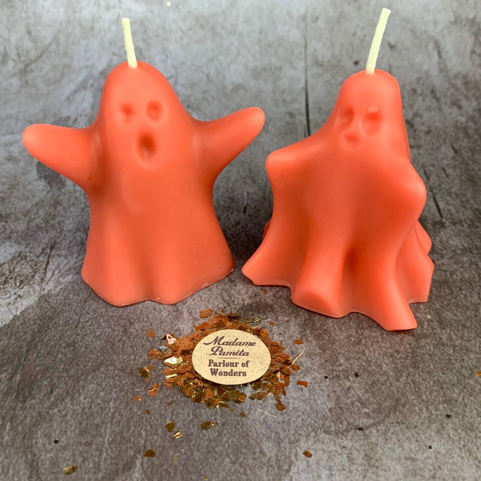 Beeswax Wishing Ghosts Spell Candle Set - Spirit Guide & Ancestor Magic | Beeswax Candle | Wiccan Center