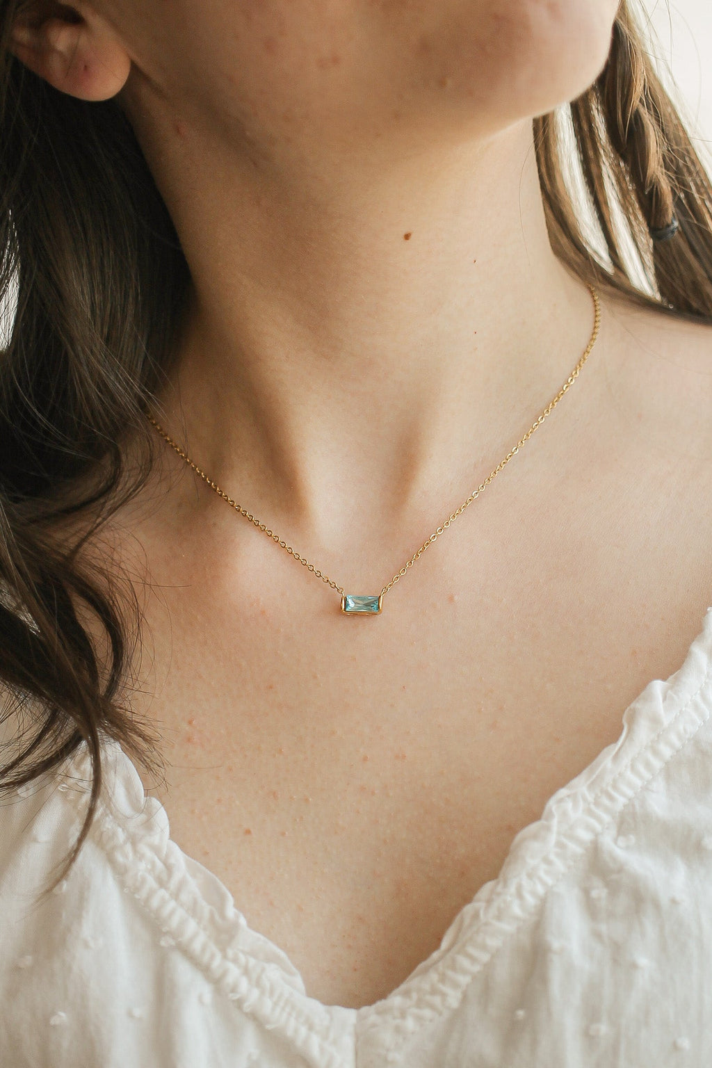 CZ Birthstone Necklace | Necklace | Wiccan Center