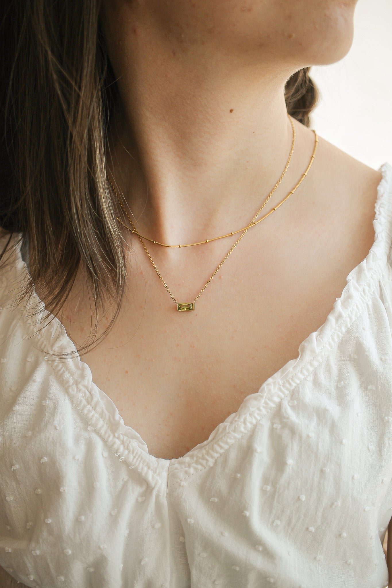 CZ Birthstone Necklace | Necklace | Wiccan Center
