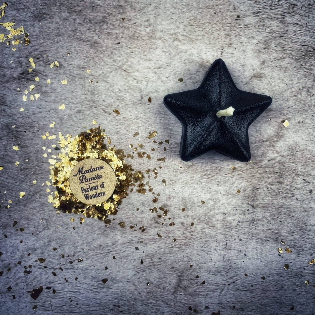 Beeswax Sister Star Spell Candle - Protection & Spiritual Power Magic | Beeswax Candle | Wiccan Center