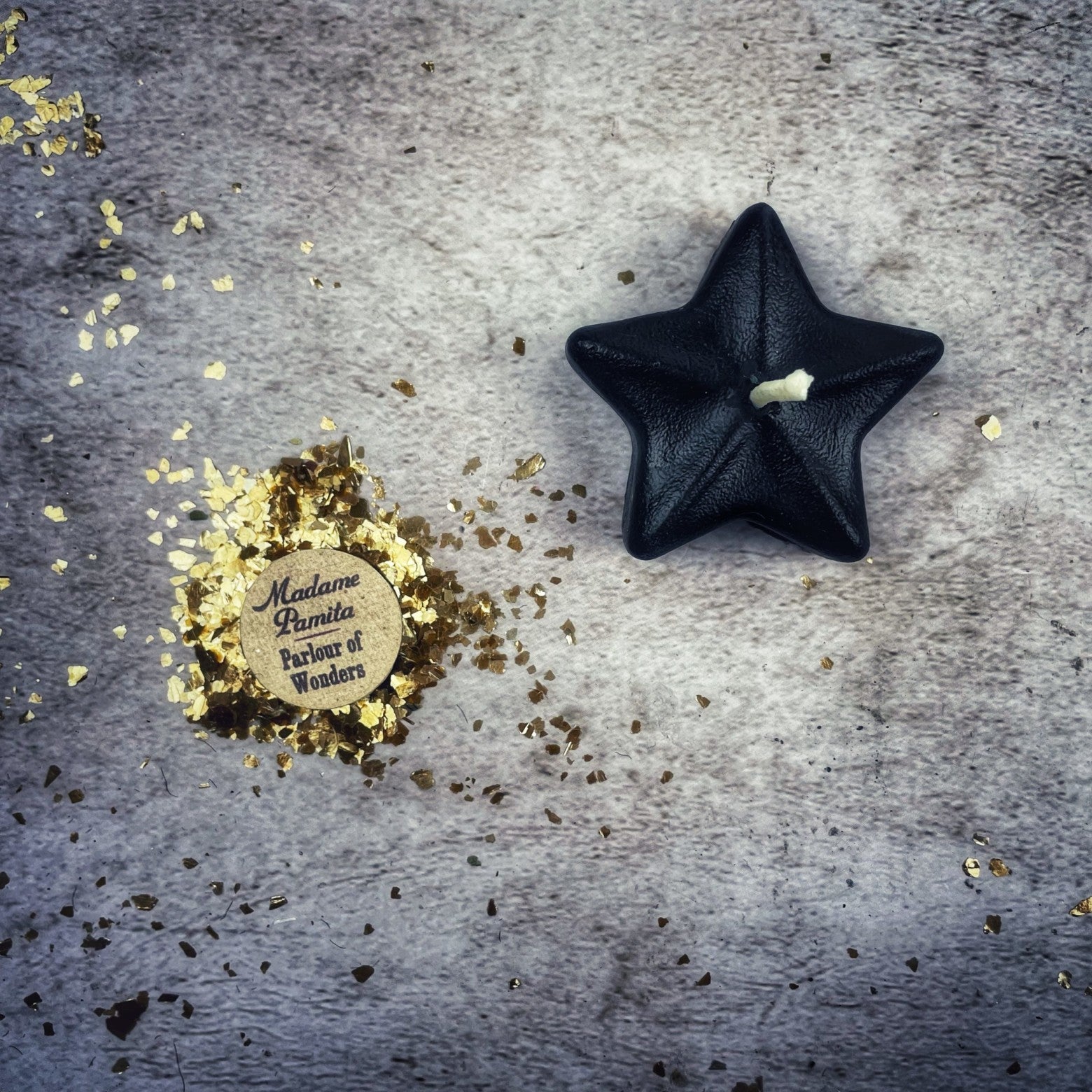 Beeswax Sister Star Spell Candle - Protection & Spiritual Power Magic | Beeswax Candle | Wiccan Center