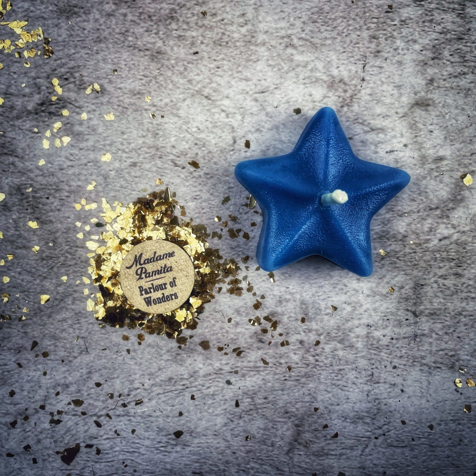 Beeswax Sister Star Spell Candle - Protection & Spiritual Power Magic | Beeswax Candle | Wiccan Center