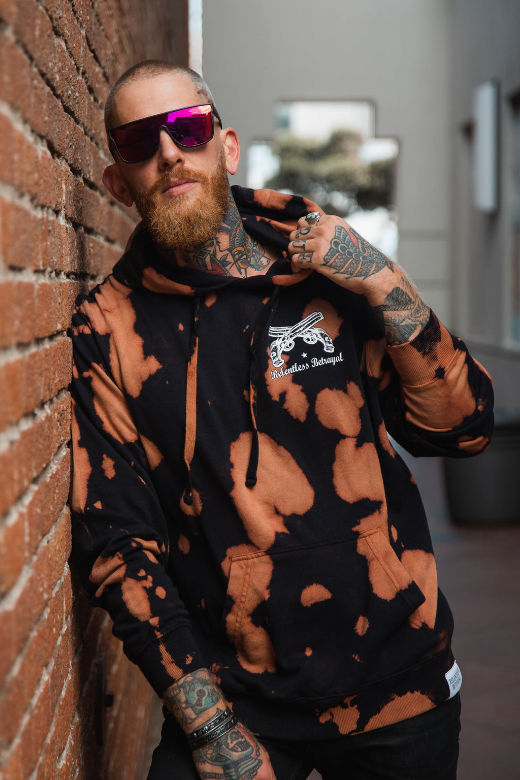 No Prey, No Pay Bleach Wash Hoodie | | Wiccan Center