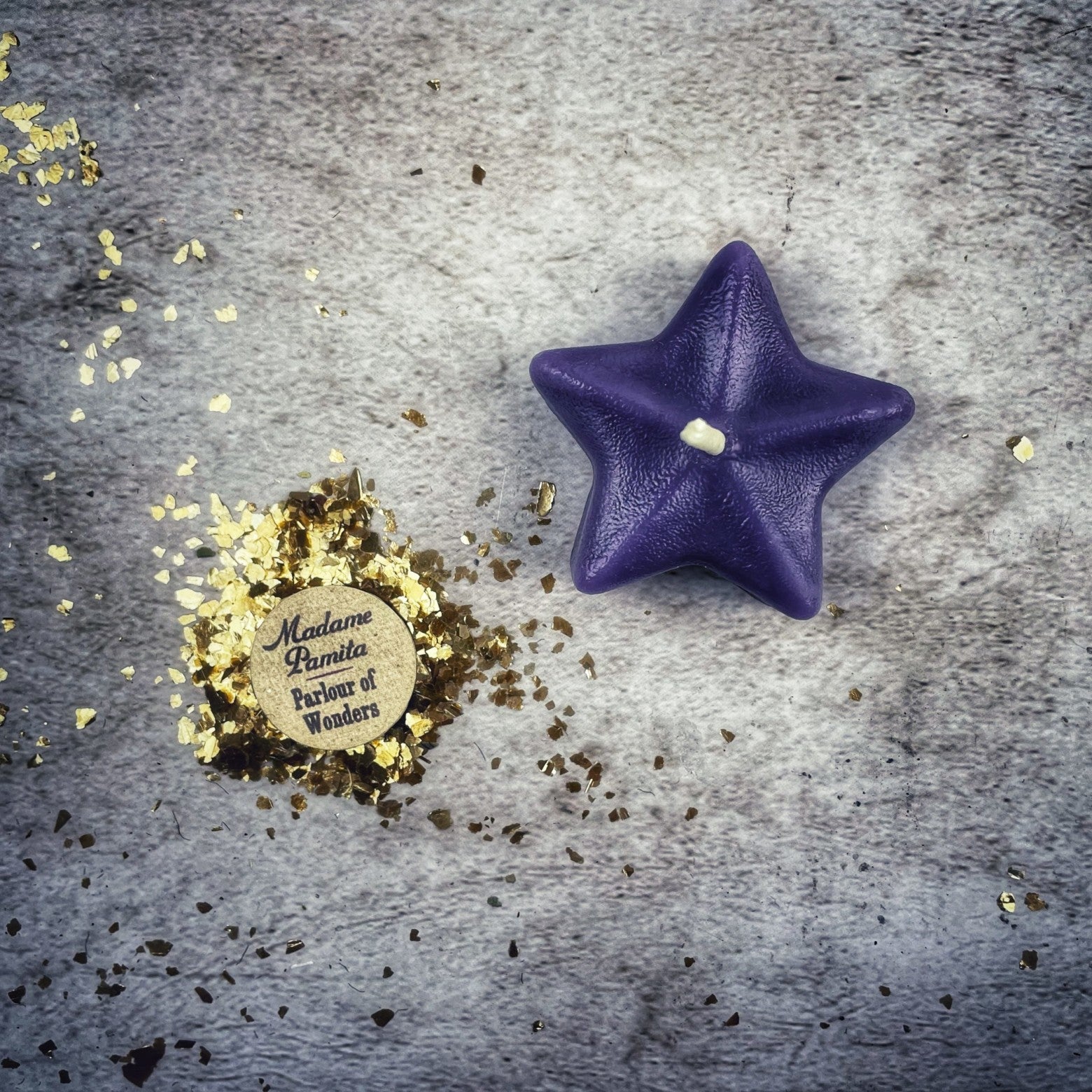 Beeswax Sister Star Spell Candle - Protection & Spiritual Power Magic | Beeswax Candle | Wiccan Center