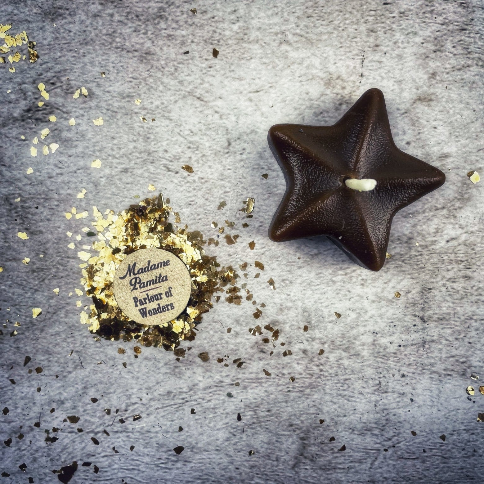 Beeswax Sister Star Spell Candle - Protection & Spiritual Power Magic | Beeswax Candle | Wiccan Center