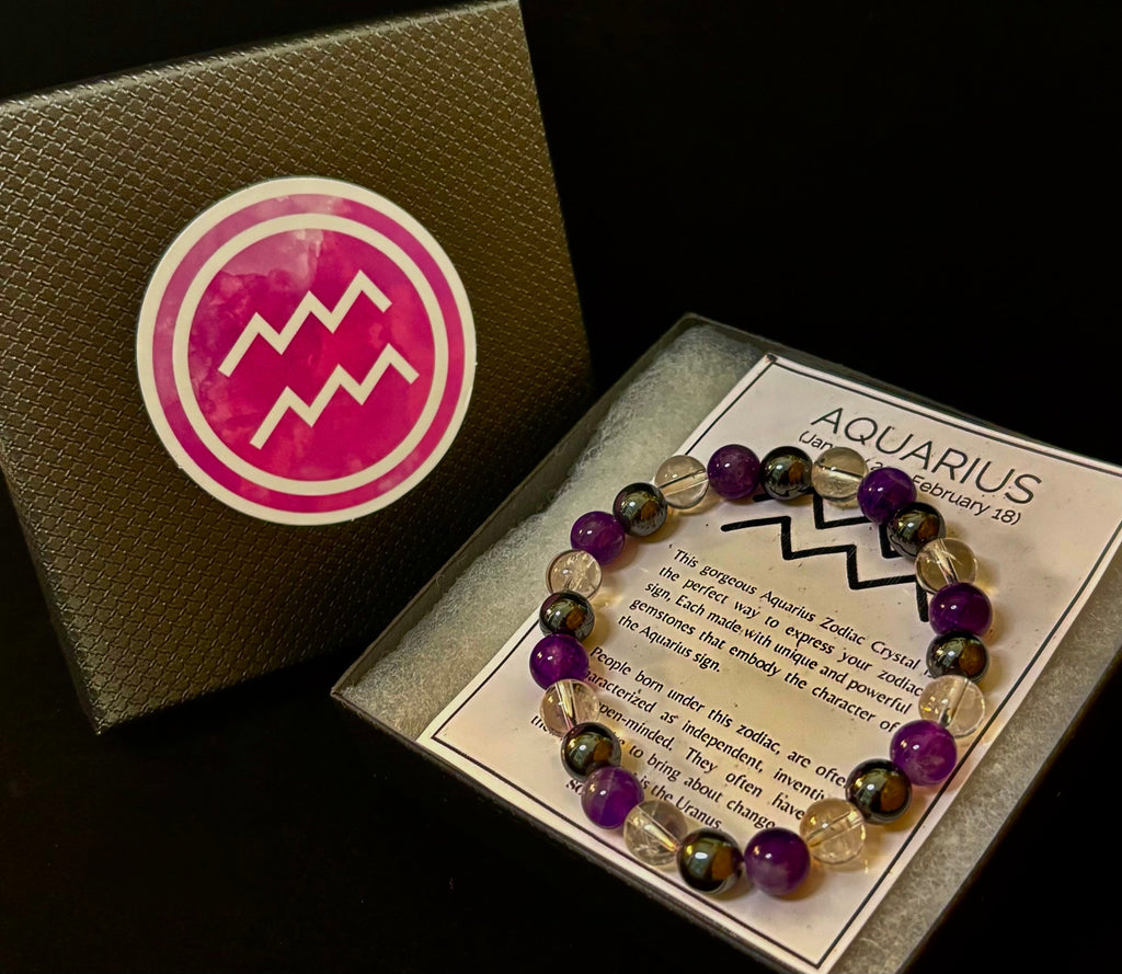The Celestial Signatures Collection | Custom Gemstone Zodiac Bracelets