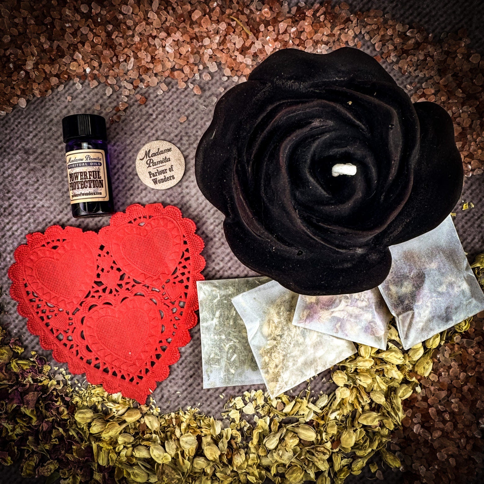 Rose Romance Candle Spell Kit - Love & Romance | Candle Spell Kit | Wiccan Center
